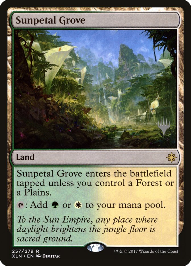 Sunpetal Grove (Promo Pack) [Ixalan Promos] | Gate City Games LLC