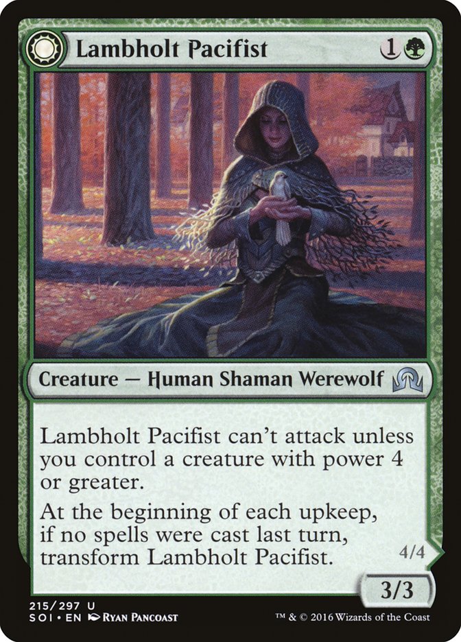 Lambholt Pacifist // Lambholt Butcher [Shadows over Innistrad] | Gate City Games LLC