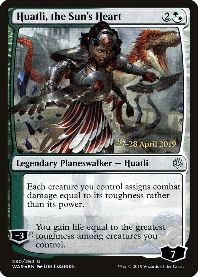 Huatli, the Sun's Heart [War of the Spark Prerelease Promos] | Gate City Games LLC