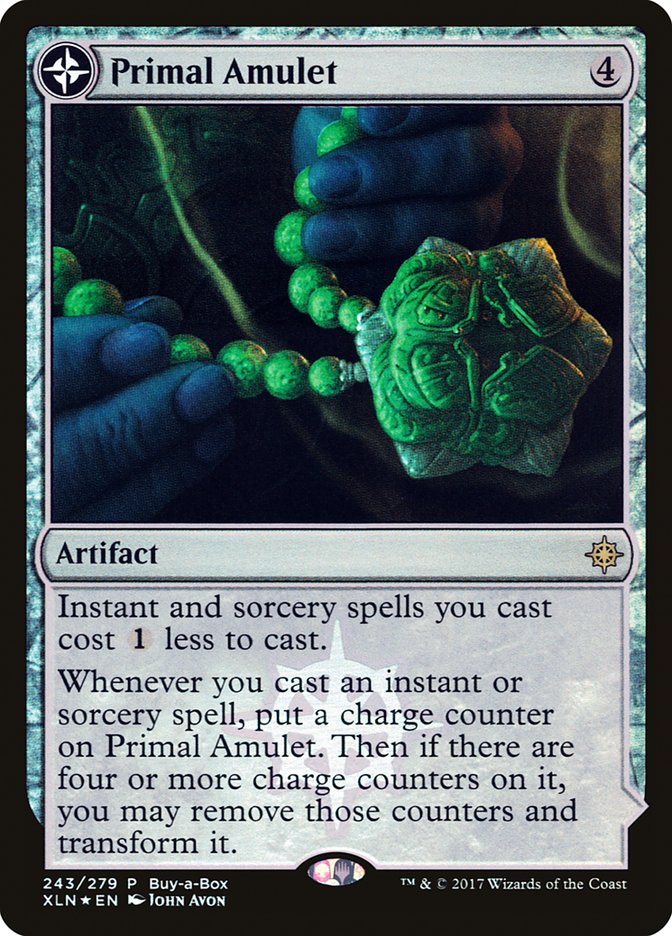 Primal Amulet // Primal Wellspring (Buy-A-Box) [Ixalan Treasure Chest] | Gate City Games LLC
