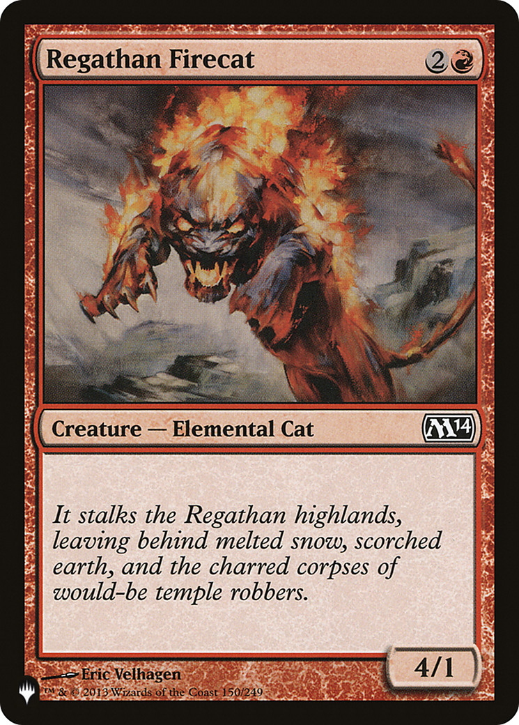 Regathan Firecat [The List] | Gate City Games LLC