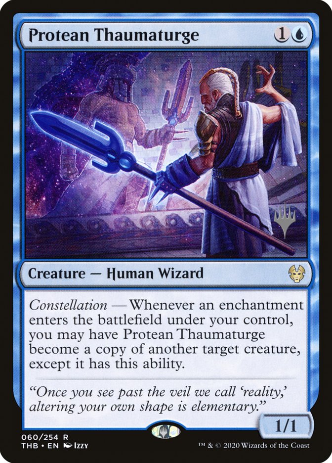 Protean Thaumaturge (Promo Pack) [Theros Beyond Death Promos] | Gate City Games LLC