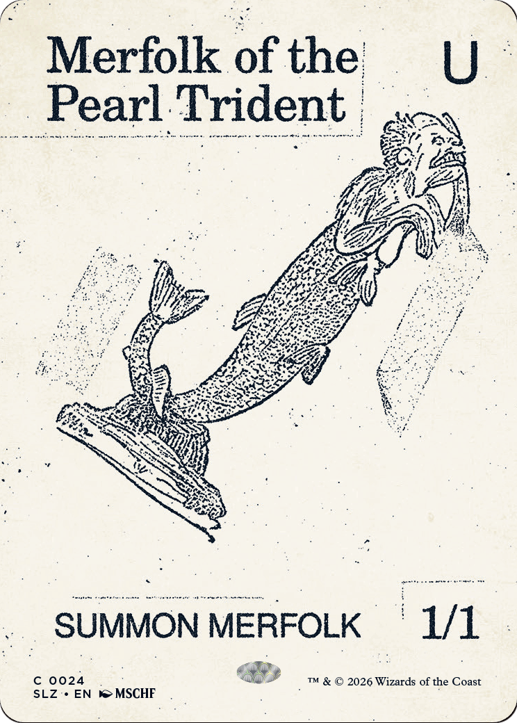 Merfolk of the Pearl Trident (0024) [Secret Lair x MSCHF: The Zeta Set] | Gate City Games LLC