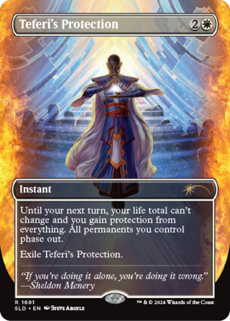 Teferi's Protection (1691) [Secret Lair: Sheldon's Spellbook] | Gate City Games LLC