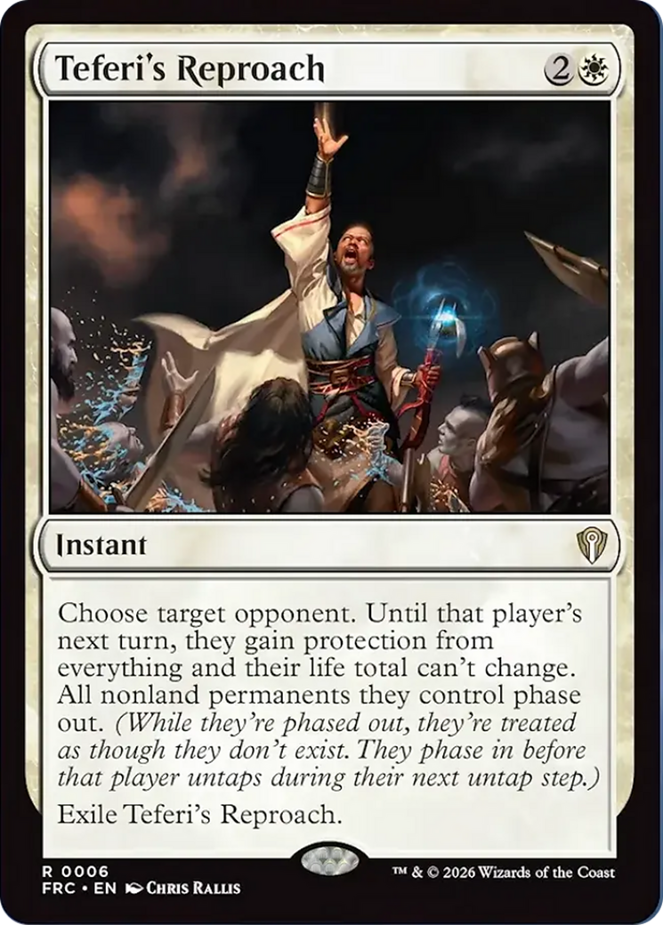 Teferi's Reproach [Reality Fracture Commander] | Gate City Games LLC