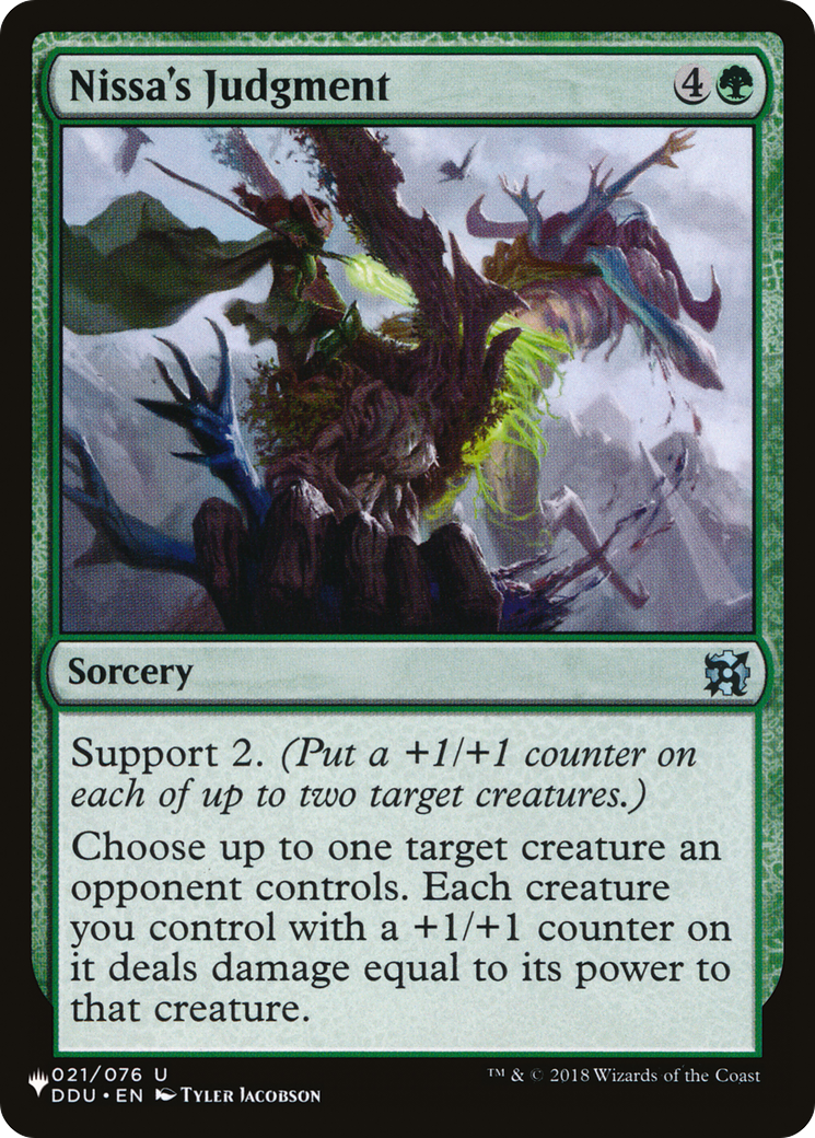 Nissa's Judgment [The List Reprints] | Gate City Games LLC