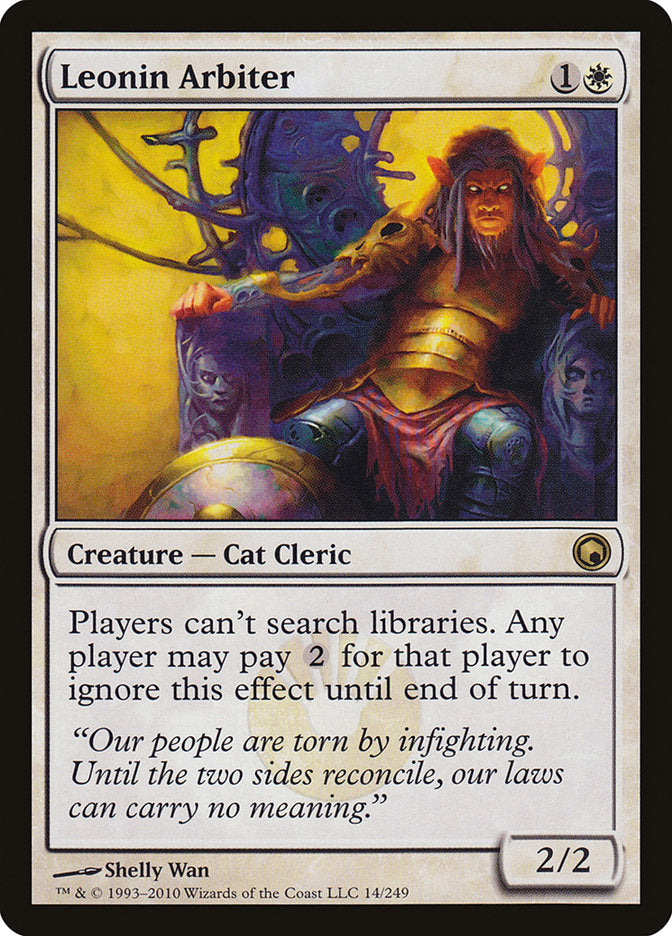 Leonin Arbiter [Scars of Mirrodin] | Gate City Games LLC