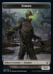 Bird (002) // Zombie Double-Sided Token [Dominaria United Tokens] | Gate City Games LLC