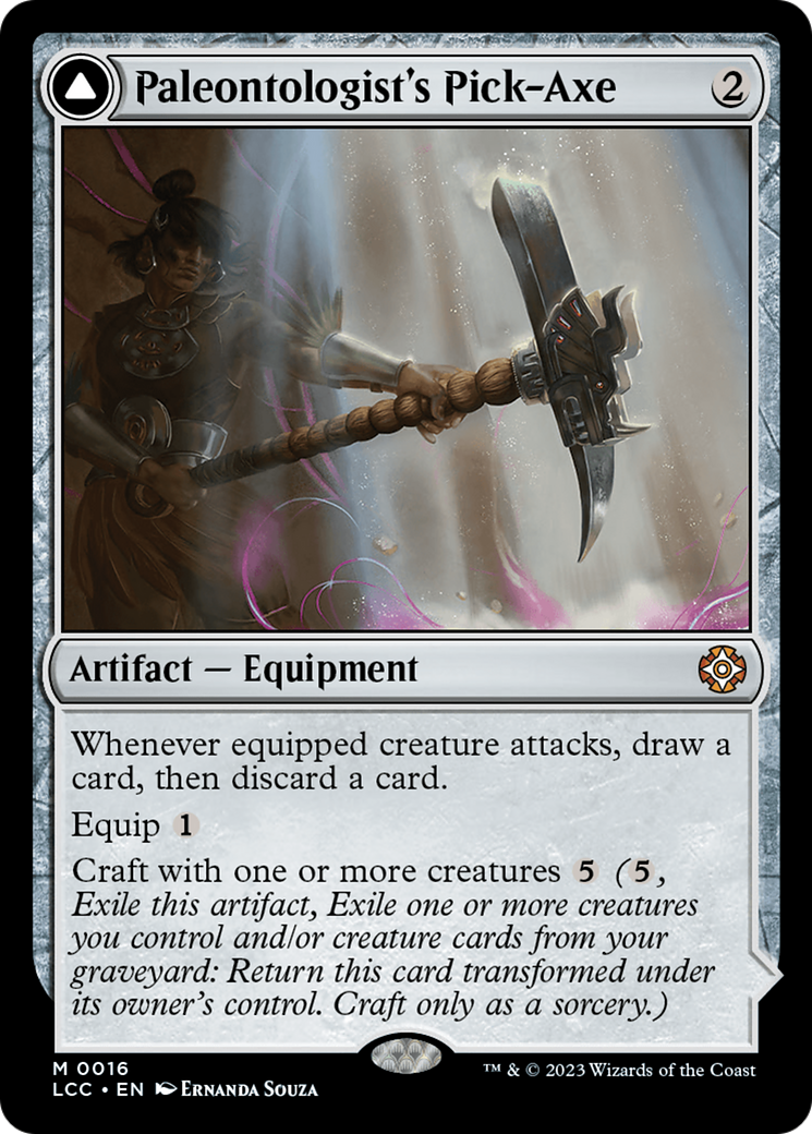 Paleontologist's Pick-Axe [The Lost Caverns of Ixalan Commander] | Gate City Games LLC