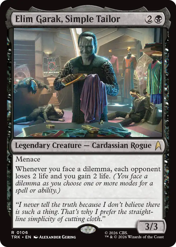 Elim Garak, Simple Tailor [Star Trek] | Gate City Games LLC