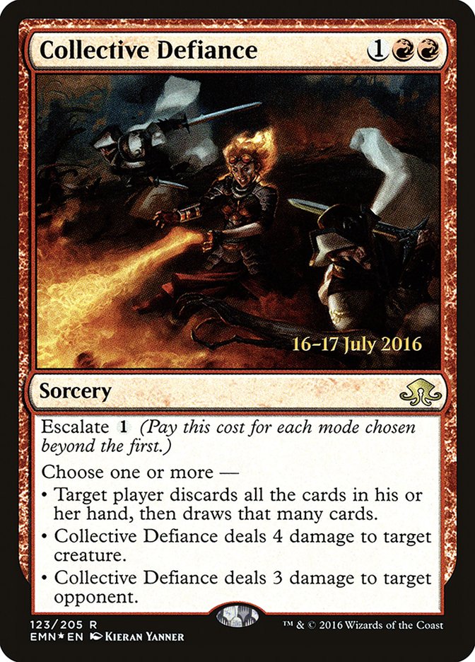 Collective Defiance [Eldritch Moon Prerelease Promos] | Gate City Games LLC
