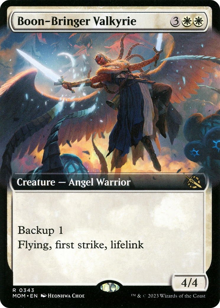 Boon-Bringer Valkyrie (Extended Art) [March of the Machine] | Gate City Games LLC