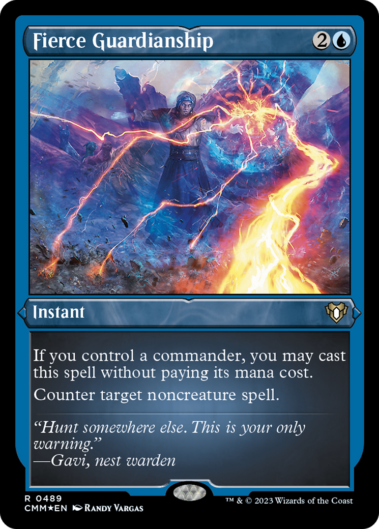 Fierce Guardianship (Foil Etched) [Commander Masters] | Gate City Games LLC