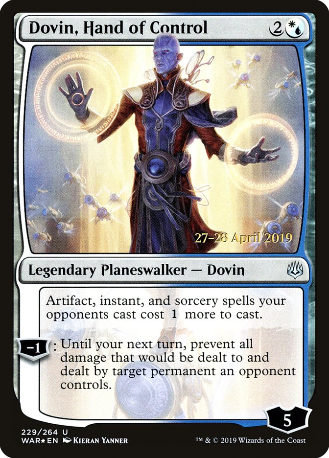 Dovin, Hand of Control [War of the Spark Prerelease Promos] | Gate City Games LLC