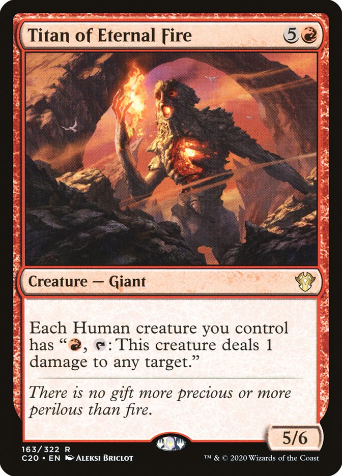 Titan of Eternal Fire [Commander 2020] | Gate City Games LLC