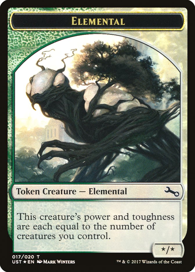 Elemental // Elemental Double-Sided Token (017/020) [Unstable Tokens] | Gate City Games LLC