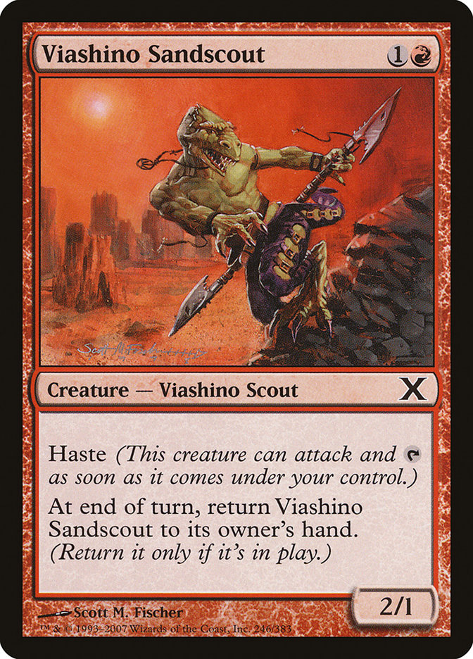 Viashino Sandscout [Tenth Edition] | Gate City Games LLC