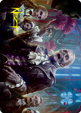 Undead Butler Art Card (Gold-Stamped Signature) [Innistrad: Crimson Vow Art Series] | Gate City Games LLC