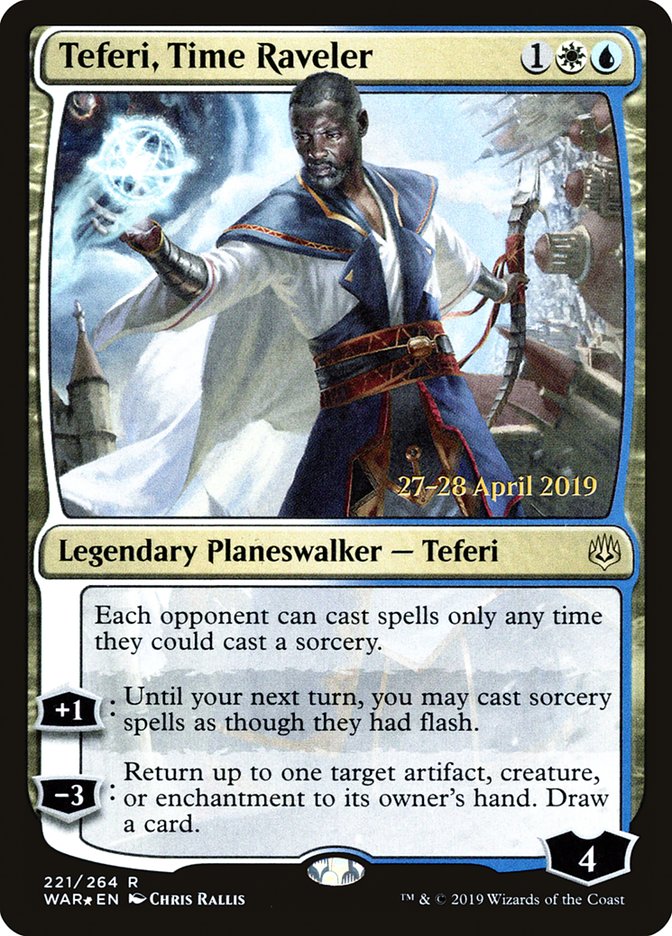 Teferi, Time Raveler [War of the Spark Prerelease Promos] | Gate City Games LLC