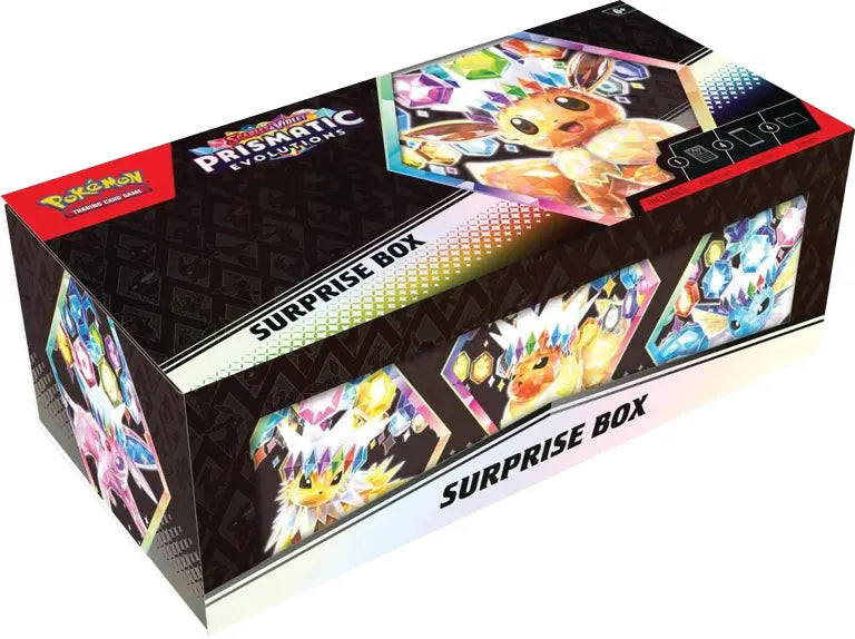 Pokemon Scarlet and Violet Prismatic Evolutions Surprise Box | Gate City Games LLC