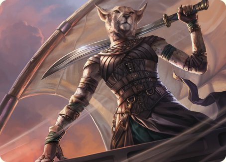 Mirri, Weatherlight Duelist Art Card [Commander Masters Art Series] | Gate City Games LLC
