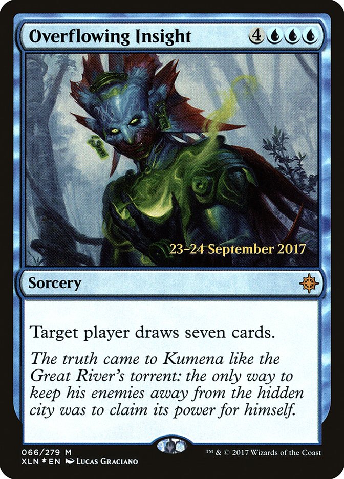 Overflowing Insight [Ixalan Prerelease Promos] | Gate City Games LLC