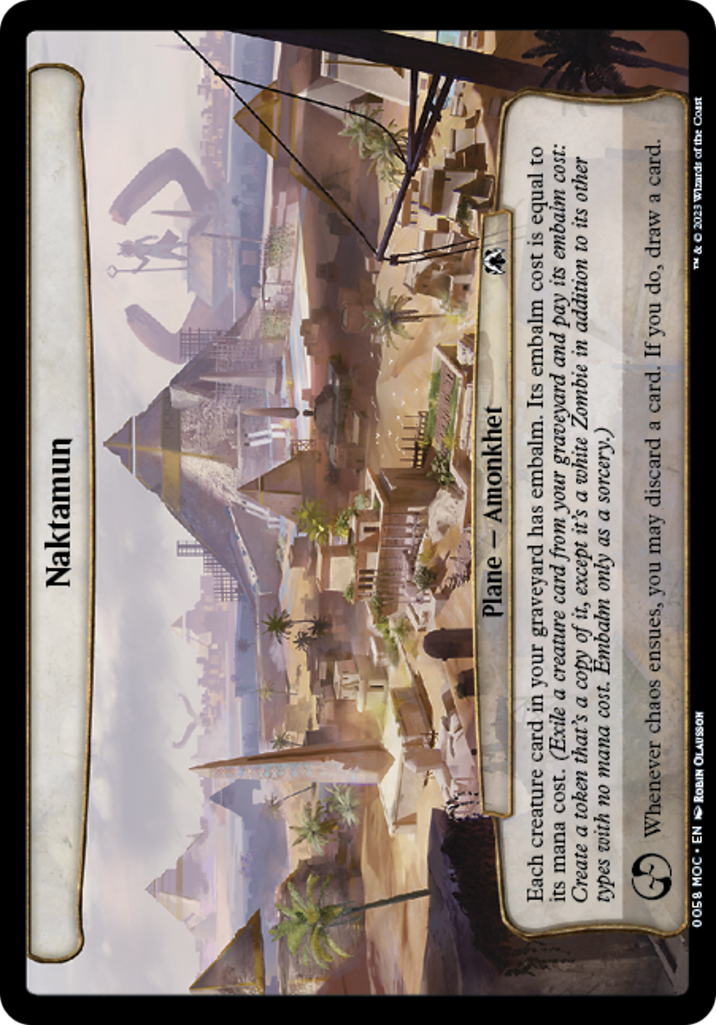 Naktamun [March of the Machine Commander] | Gate City Games LLC