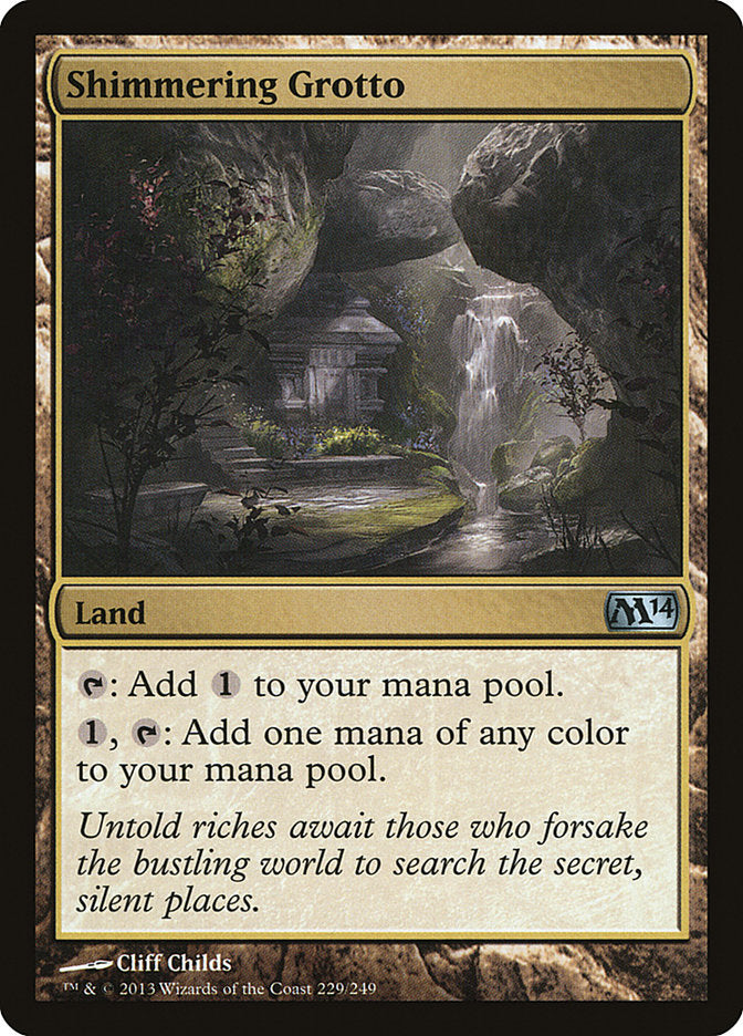 Shimmering Grotto [Magic 2014] | Gate City Games LLC