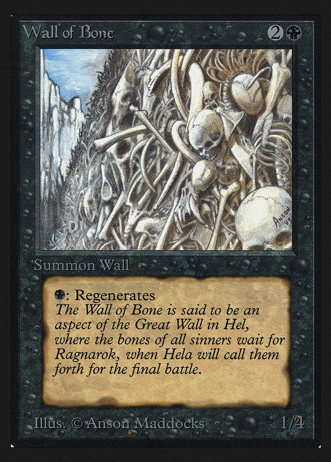 Wall of Bone [Collectors' Edition] | Gate City Games LLC
