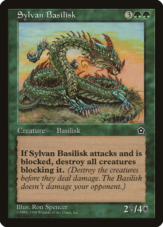 Sylvan Basilisk [Portal Second Age] | Gate City Games LLC