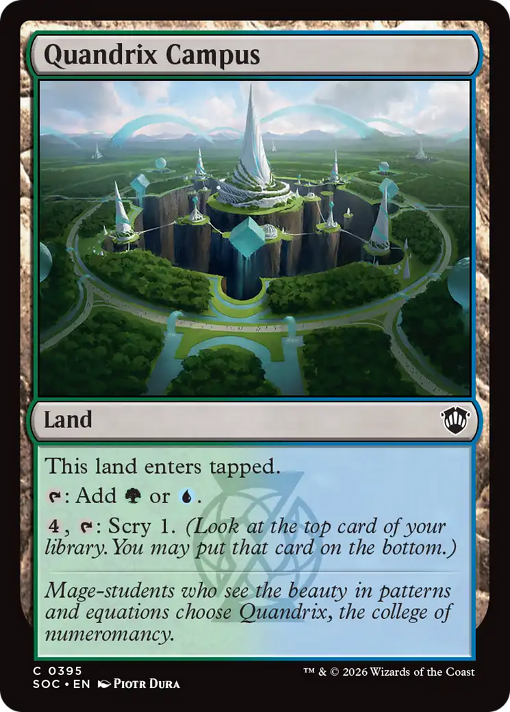Quandrix Campus [Secrets of Strixhaven Commander] | Gate City Games LLC