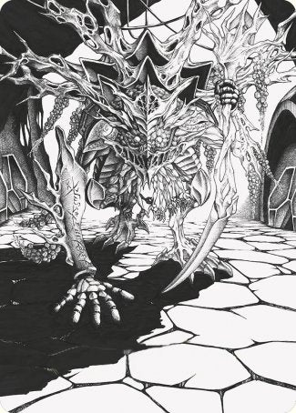 Thrun, Breaker of Silence Art Card [Phyrexia: All Will Be One Art Series] | Gate City Games LLC