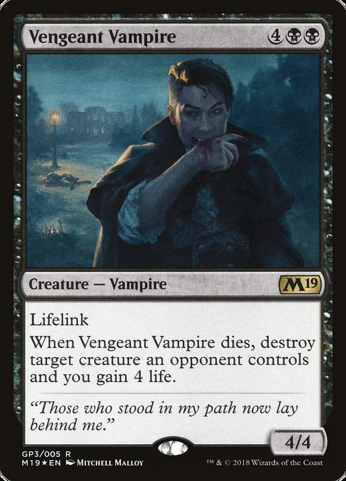 Vengeant Vampire [Magic 2019 Gift Pack] | Gate City Games LLC