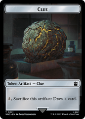 Human Rogue // Clue (0021) Double-Sided Token [Doctor Who Tokens] | Gate City Games LLC