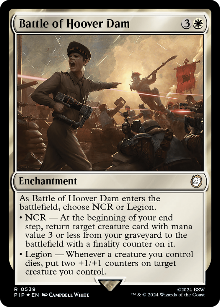 Battle of Hoover Dam (Surge Foil) [Fallout] | Gate City Games LLC