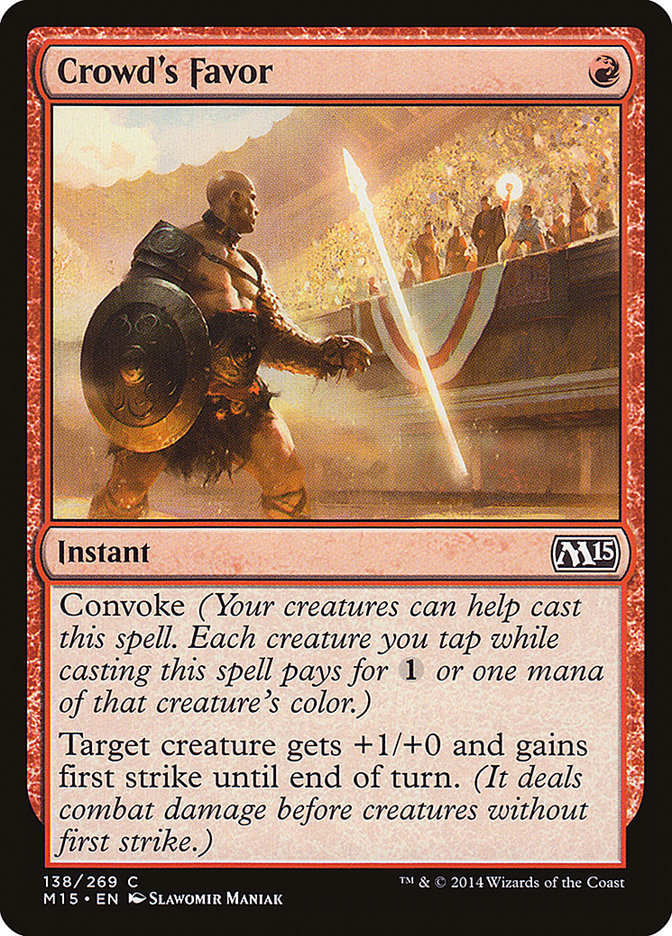 Crowd's Favor [Magic 2015] | Gate City Games LLC