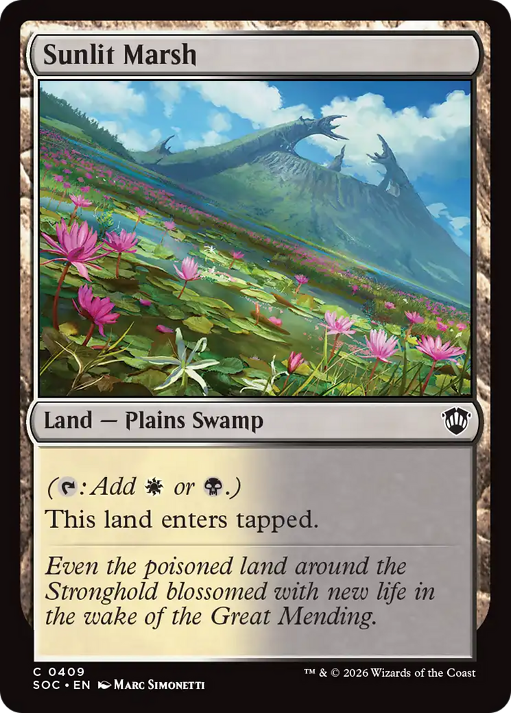 Sunlit Marsh [Secrets of Strixhaven Commander] | Gate City Games LLC