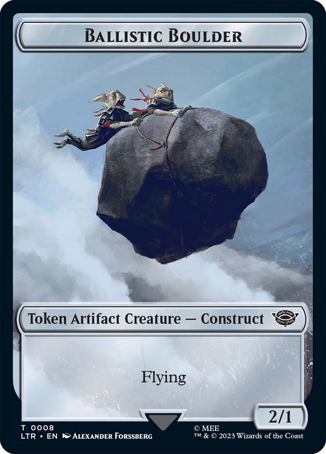 Ballistic Boulder Token [The Lord of the Rings: Tales of Middle-Earth Tokens] | Gate City Games LLC
