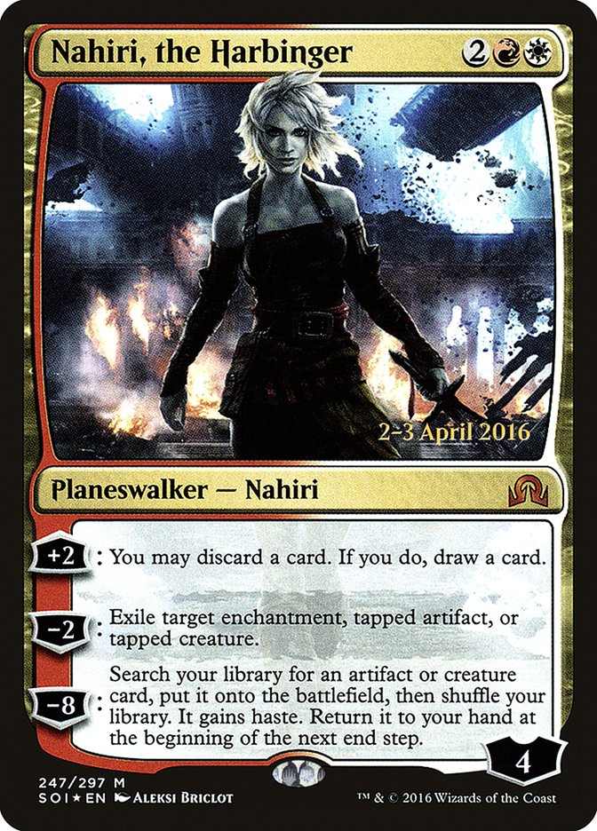Nahiri, the Harbinger [Shadows over Innistrad Prerelease Promos] | Gate City Games LLC