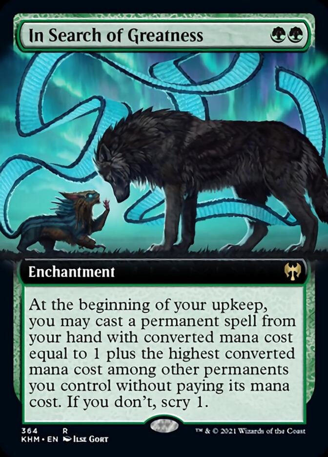 In Search of Greatness (Extended Art) [Kaldheim] | Gate City Games LLC