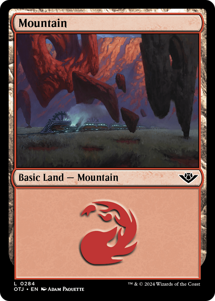 Mountain (0284) [Outlaws of Thunder Junction] | Gate City Games LLC