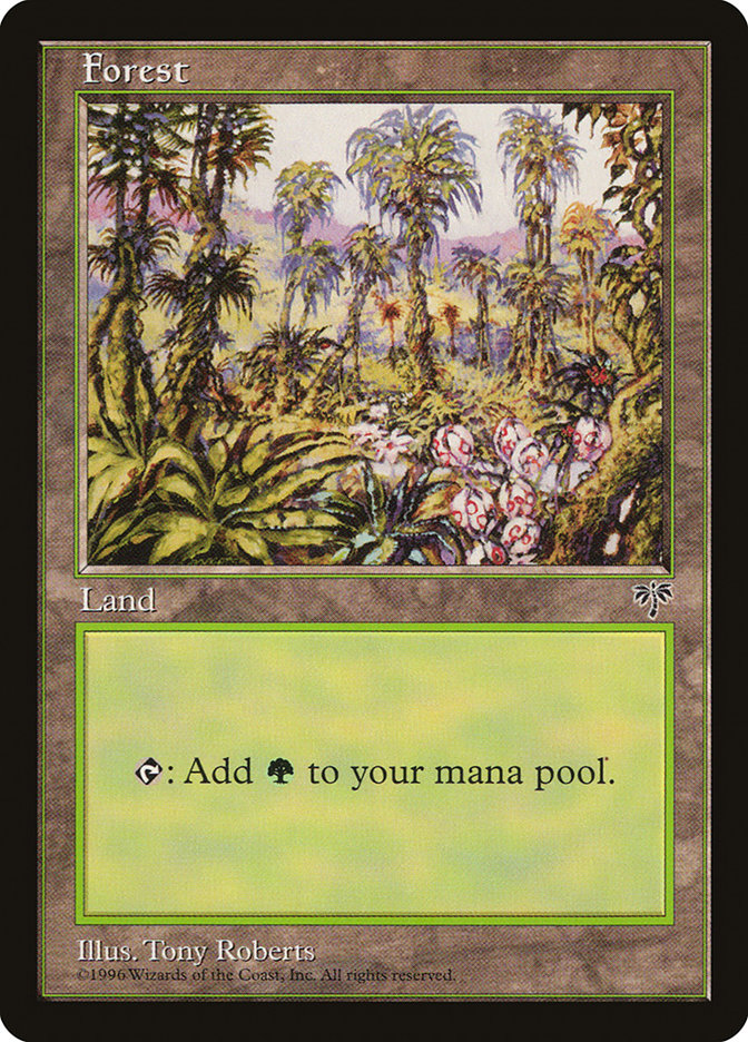 Forest (Flowers Not Opened Bottom Right) [Mirage] | Gate City Games LLC