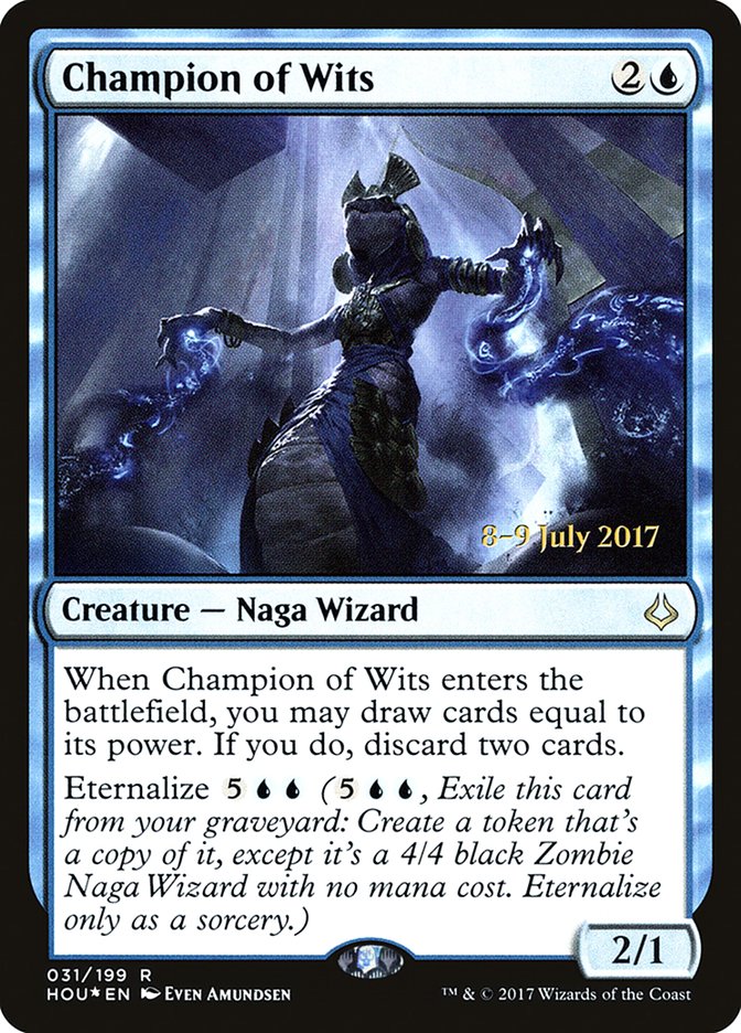 Champion of Wits [Hour of Devastation Prerelease Promos] | Gate City Games LLC