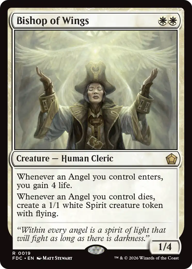 Bishop of Wings [Foundations Commander] | Gate City Games LLC