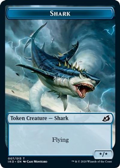 Angel Warrior // Shark Double-Sided Token [Challenger Decks 2021 Tokens] | Gate City Games LLC