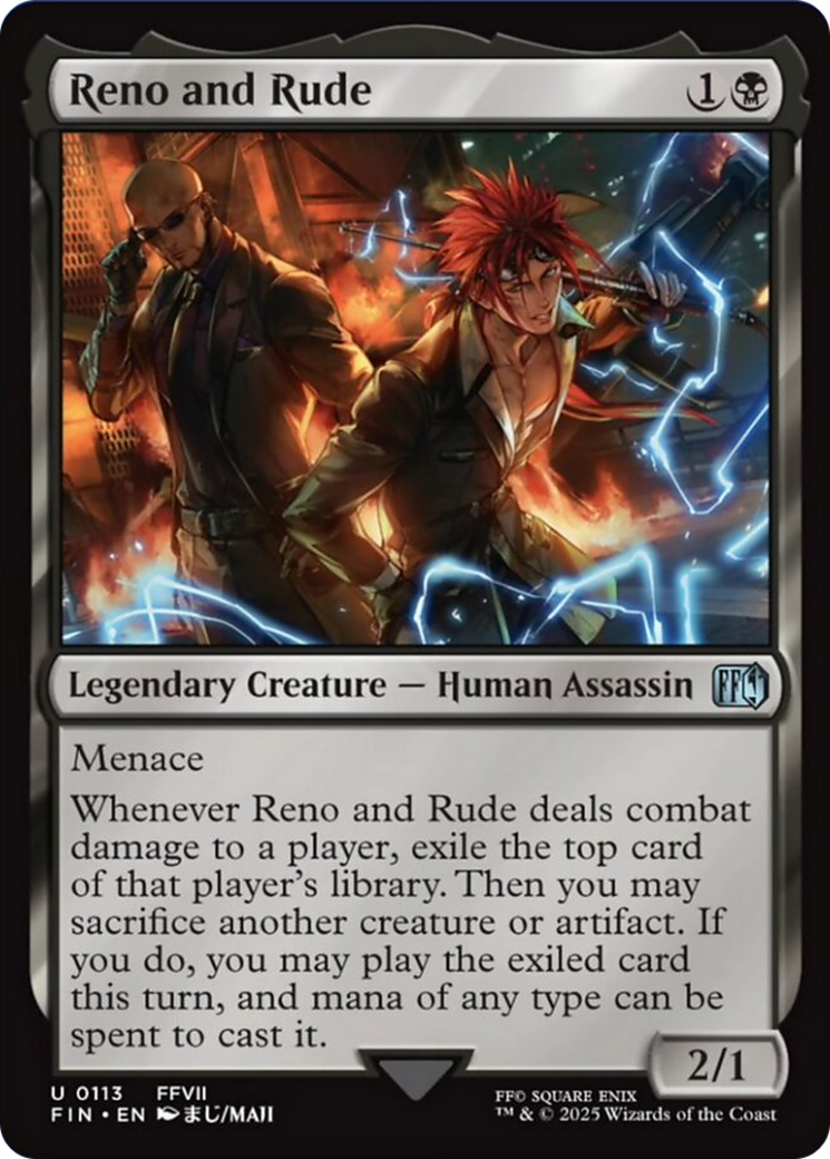 Reno and Rude [FINAL FANTASY] | Gate City Games LLC