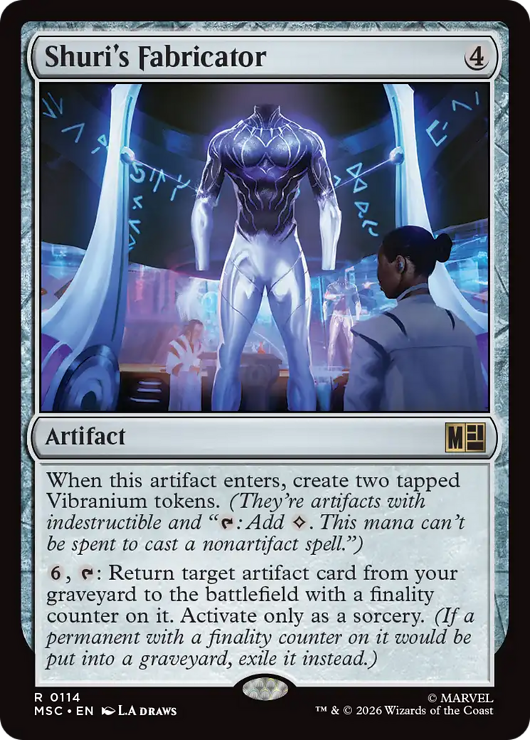 Shuri's Fabricator (Surge Foil) [Marvel Super Heroes Commander] | Gate City Games LLC
