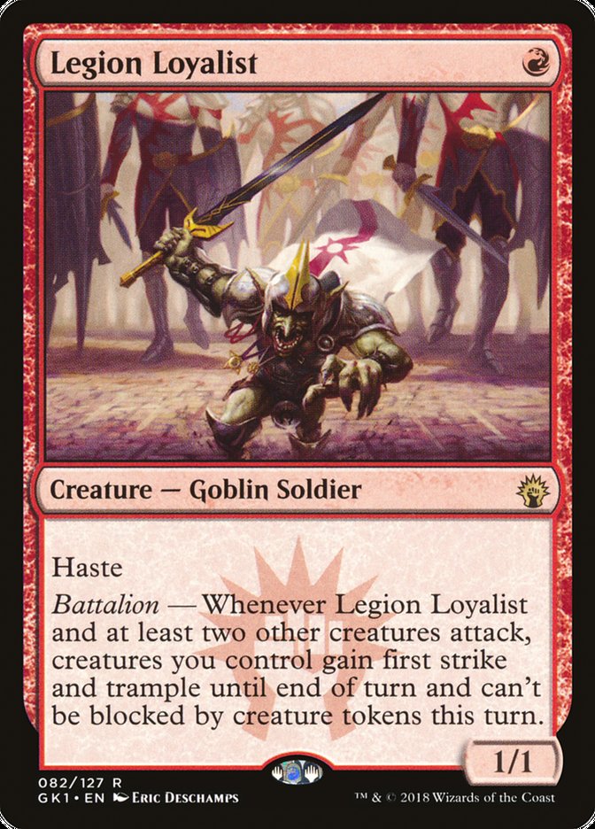 Legion Loyalist [Guilds of Ravnica Guild Kit] | Gate City Games LLC