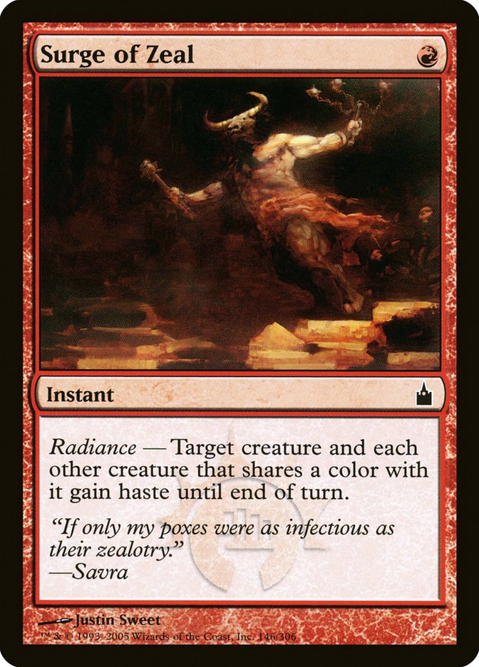 Surge of Zeal [Ravnica: City of Guilds] | Gate City Games LLC