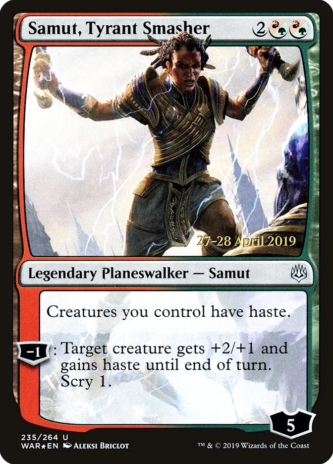 Samut, Tyrant Smasher [War of the Spark Prerelease Promos] | Gate City Games LLC